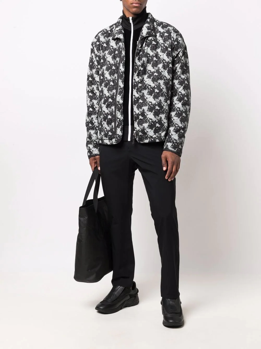 graphic print bomber jacket - 2