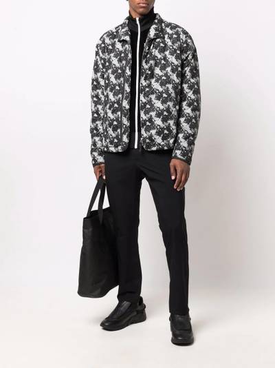 Stone Island Shadow Project graphic print bomber jacket outlook