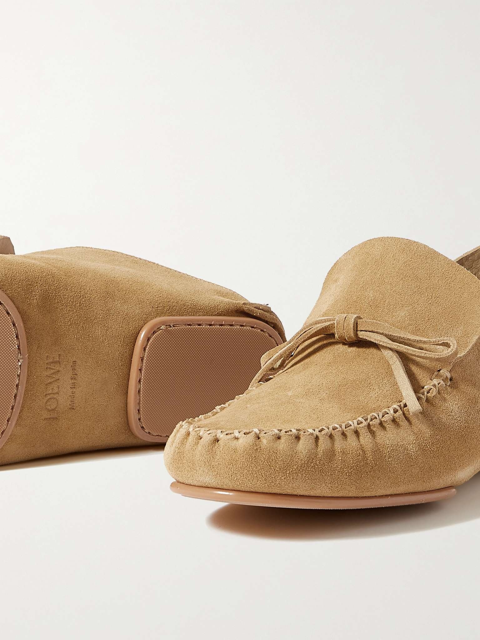 + Paula's Ibiza Collapsible-Heel Suede Loafers - 6