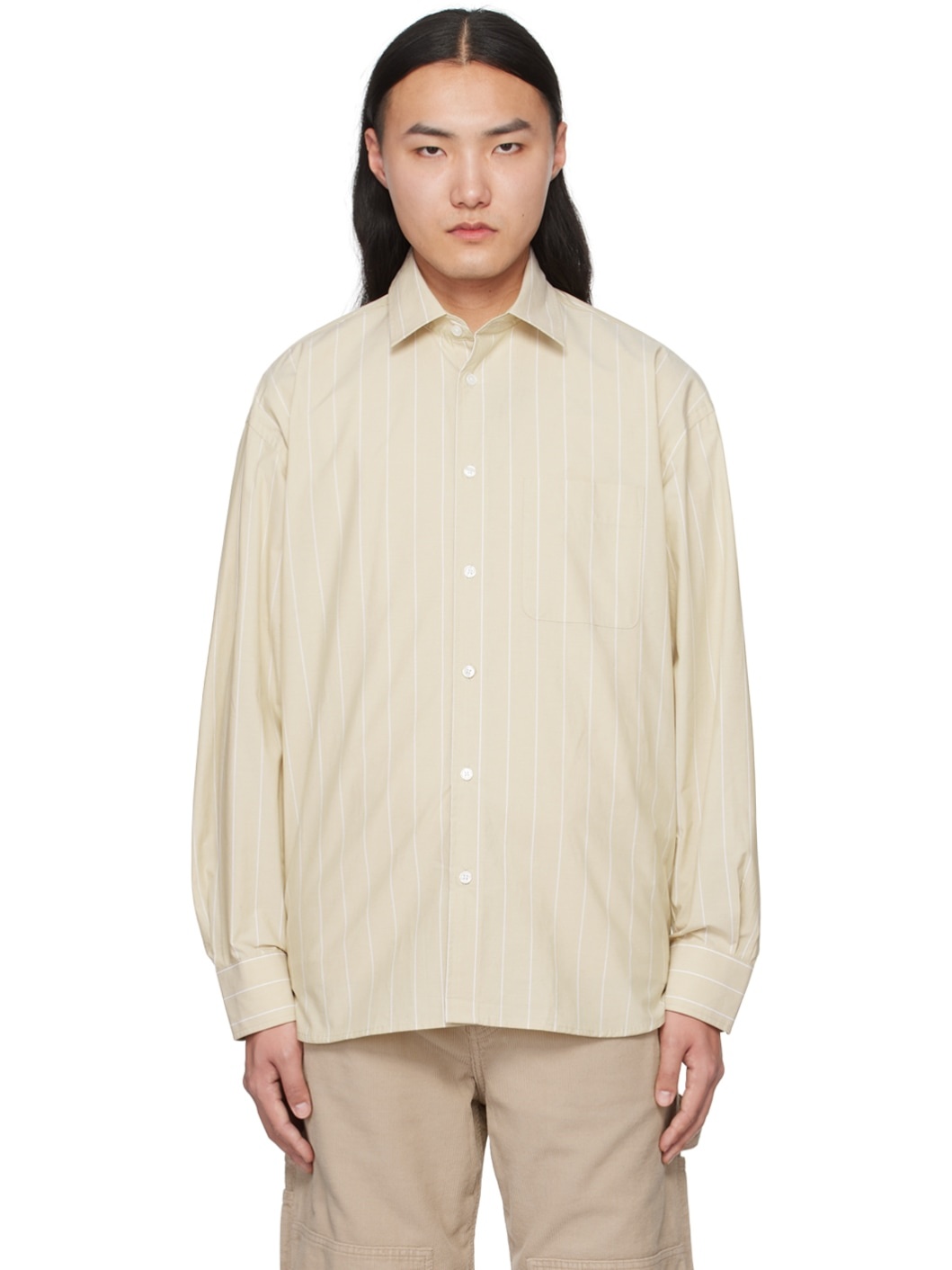 Yellow Striped Shirt - 1