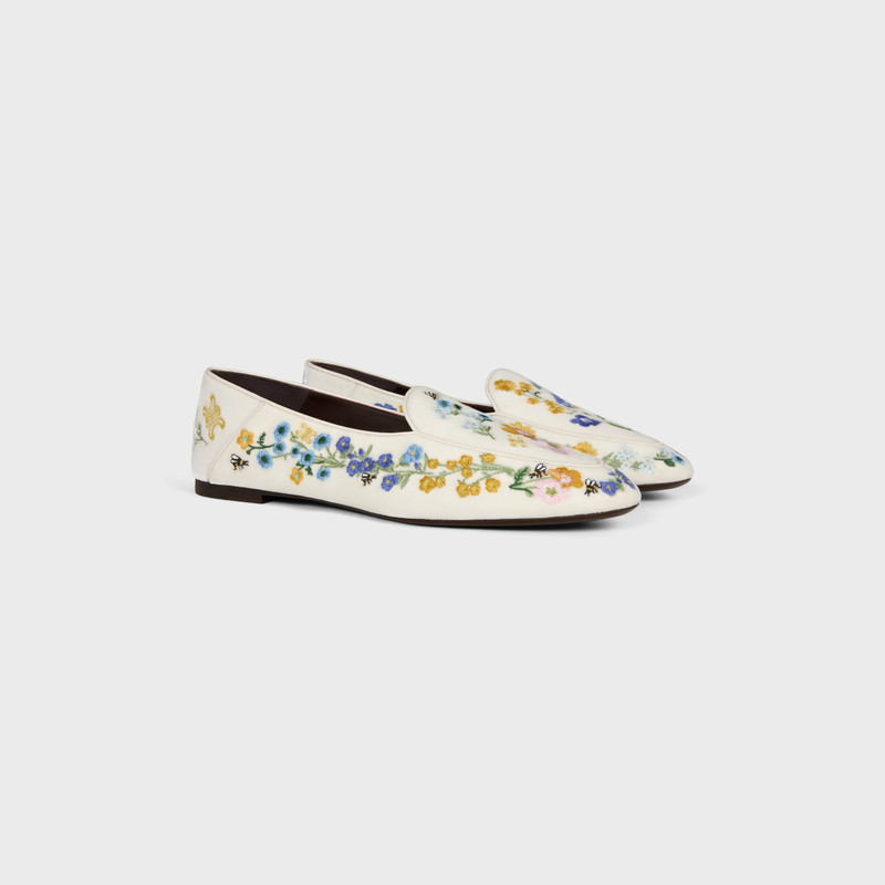 AURA LOAFER IN Flowers Embroidered Velvet 2