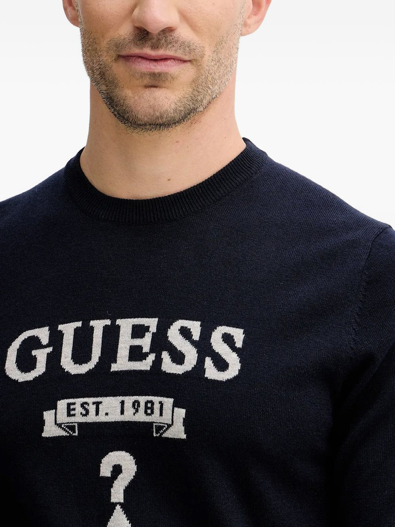 logo crew-neck knitwear 4