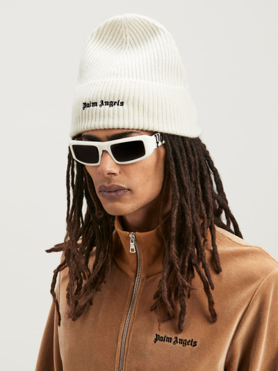 Palm Angels Classic Logo Ribbed Beanie outlook