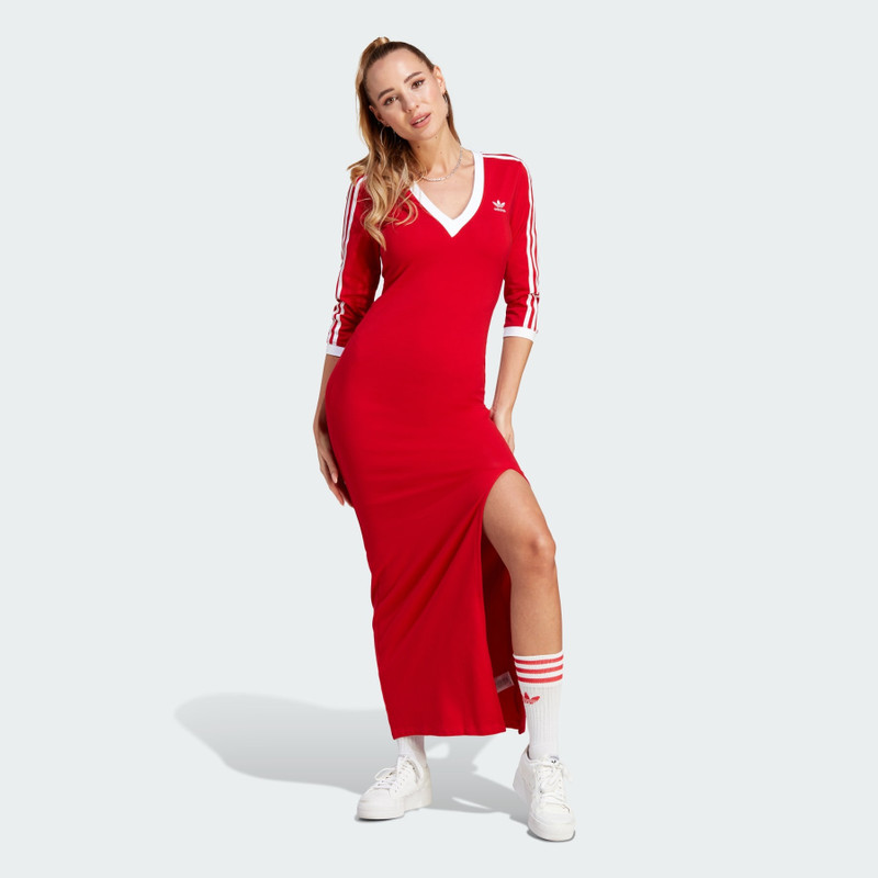 adidas Adicolor Classics 3-Stripes Maxi Dress outlook