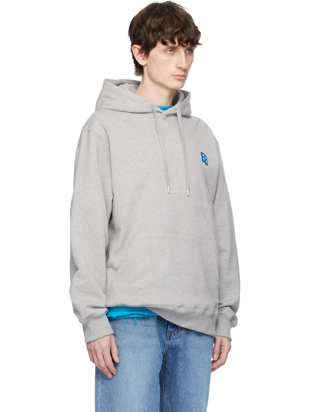 ☆人気☆【Ader Error】☆Sig; TRS Tag ca.p 01☆CHARCOAL☆ Gray Sig; TRS Tag 01 Zip-Up Hoodie by ADER error on Sale