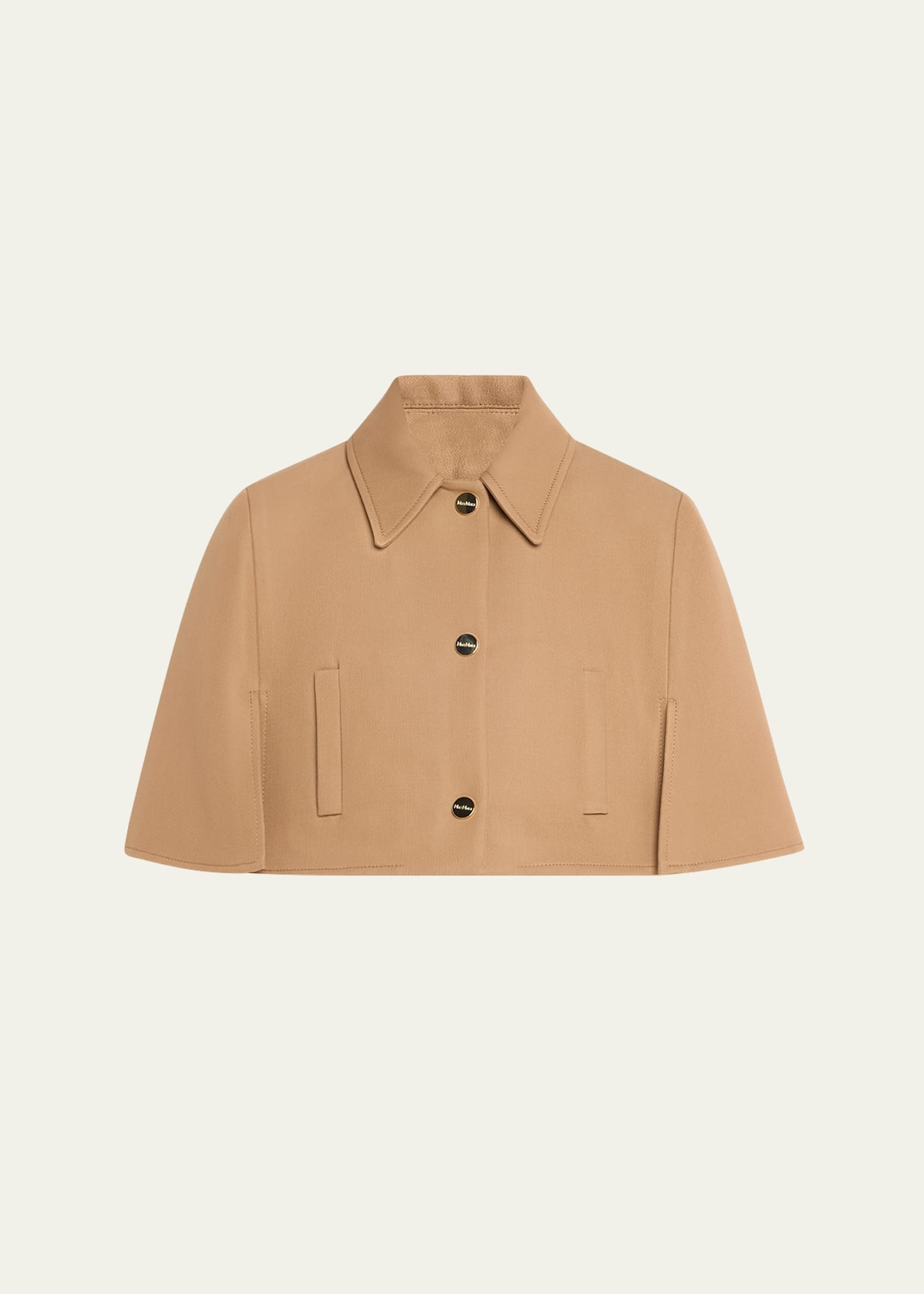 Estroso Virgin Wool Cape - 1