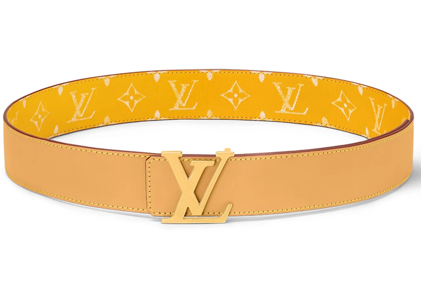 Louis Vuitton LV Initiales 40mm Reversible Belt Yellow - 2