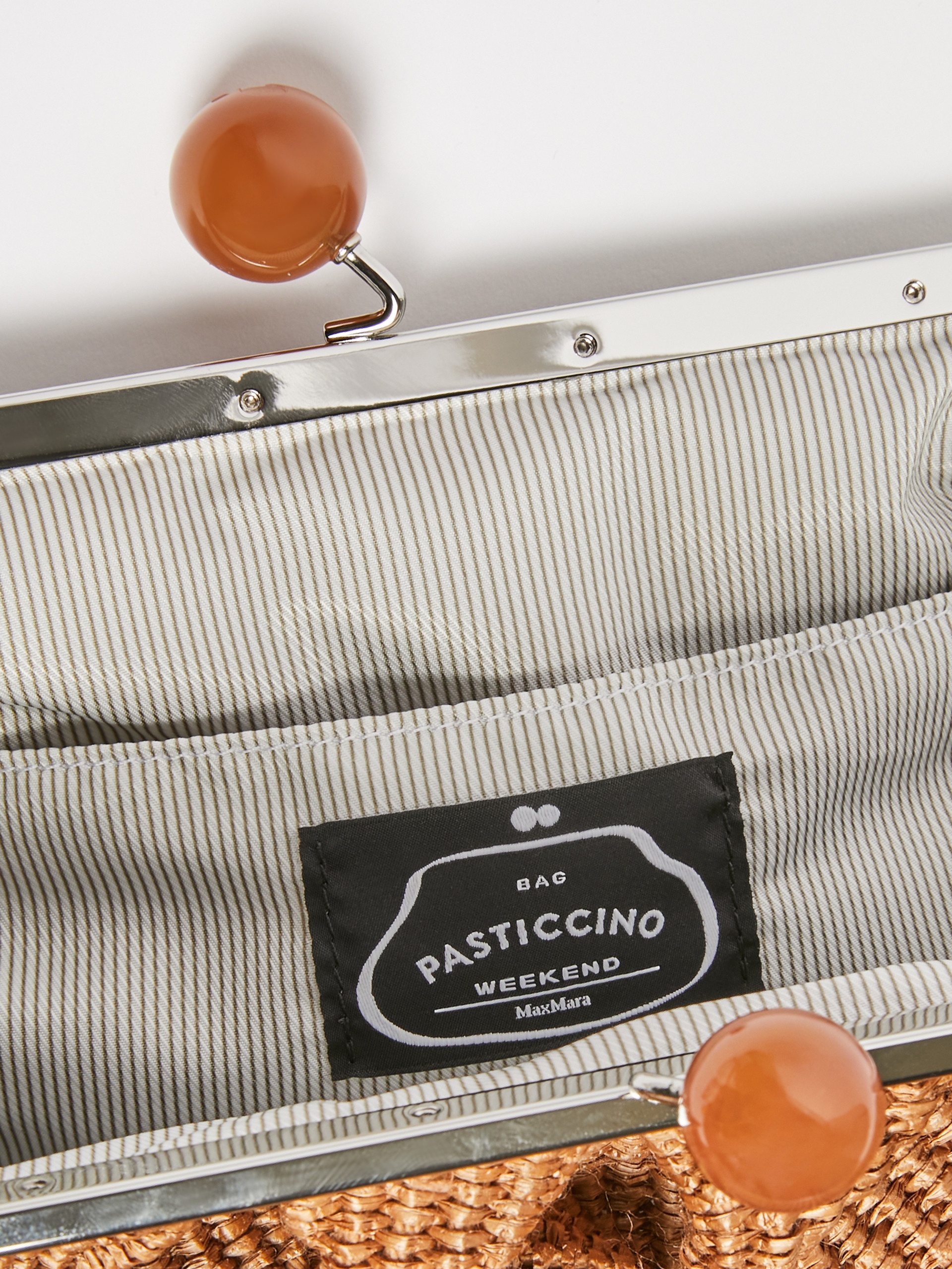 FORTUNA Medium raffia-look Pasticcino Bag - 6
