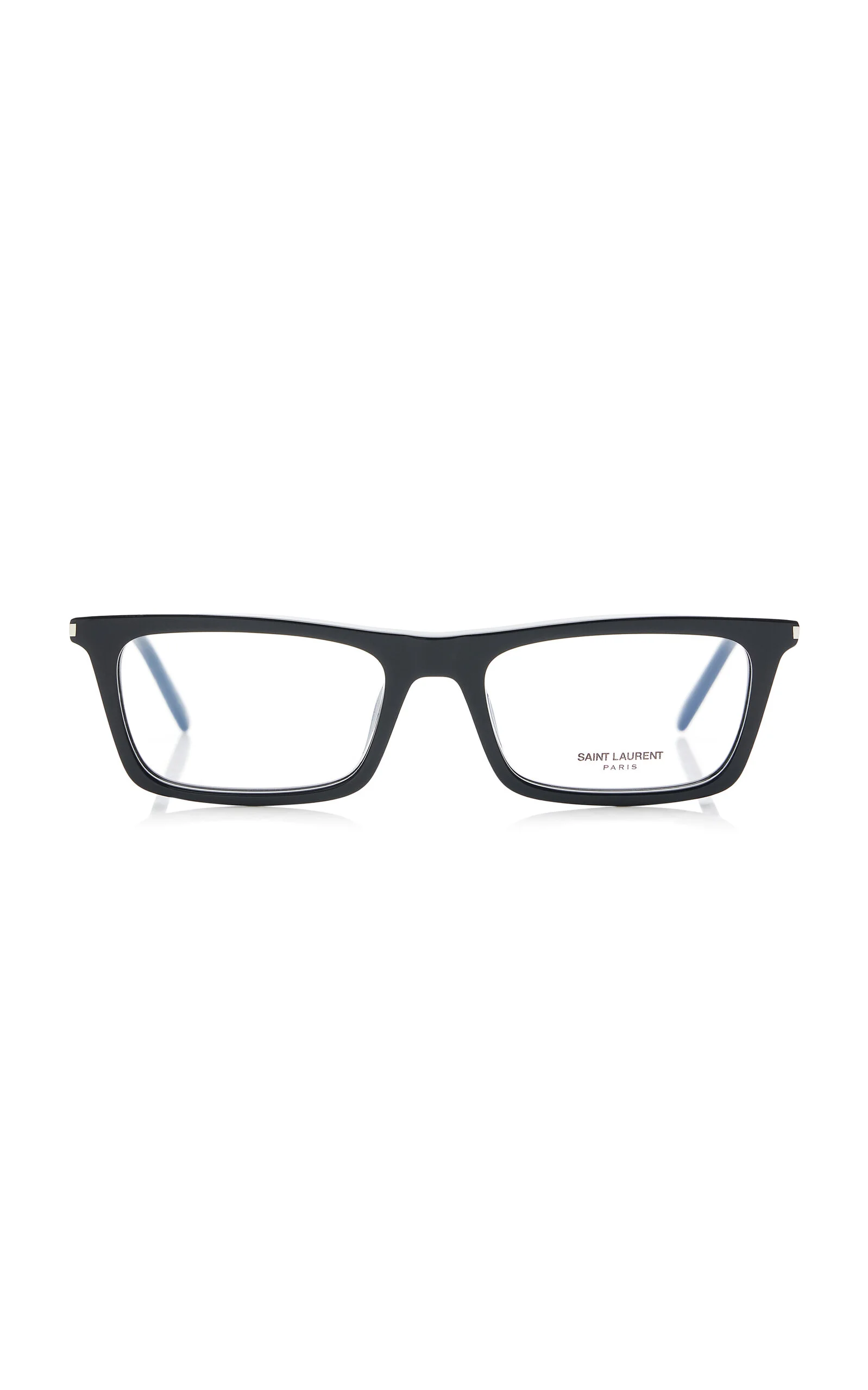 Betty Thin Square-Frame Acetate Glasses black - 1