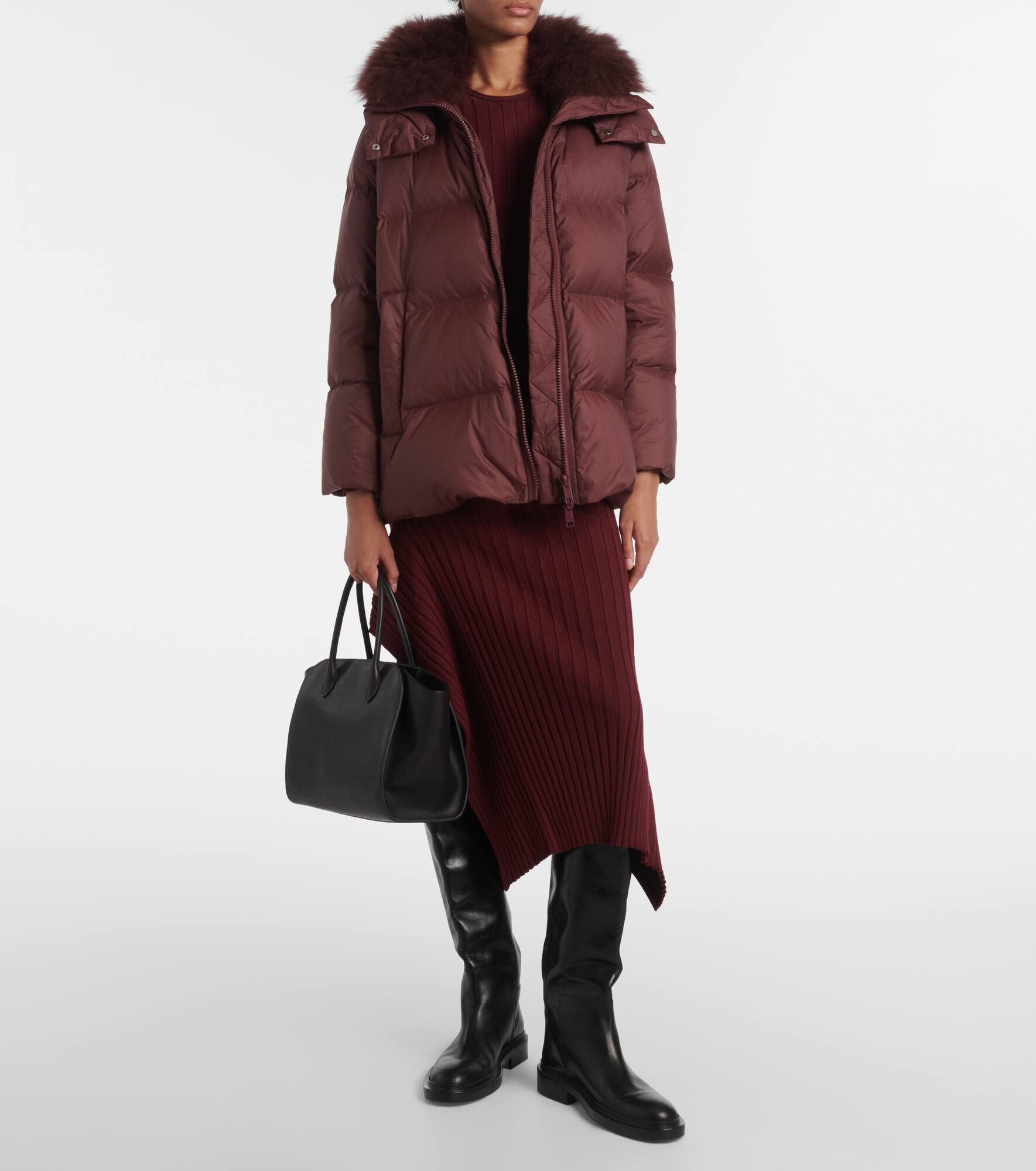 Quilted down jacket - 2