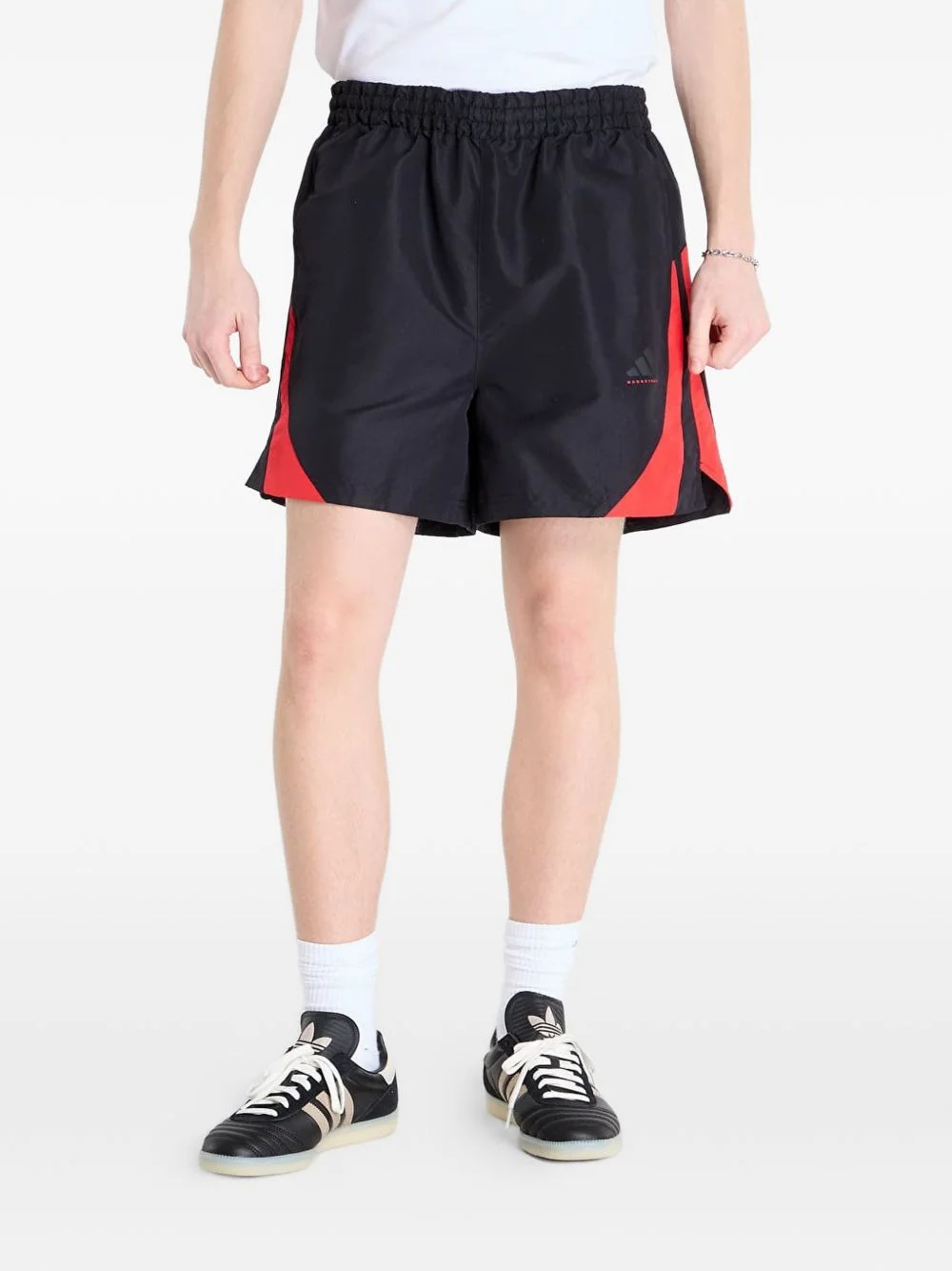 contrast-panel basketball shorts - 1