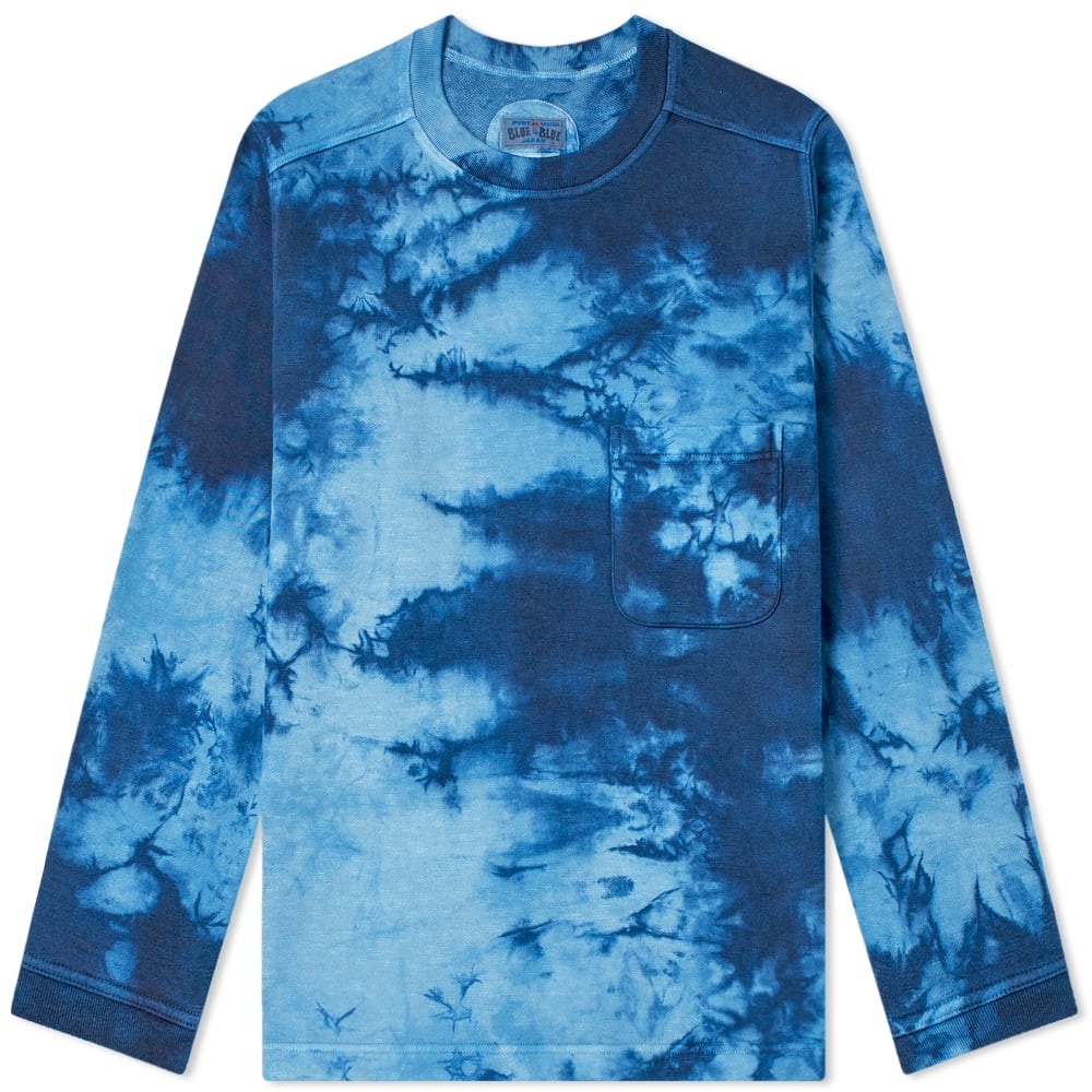 Blue Blue Japan Tie Dyed Crew Sweat - 1