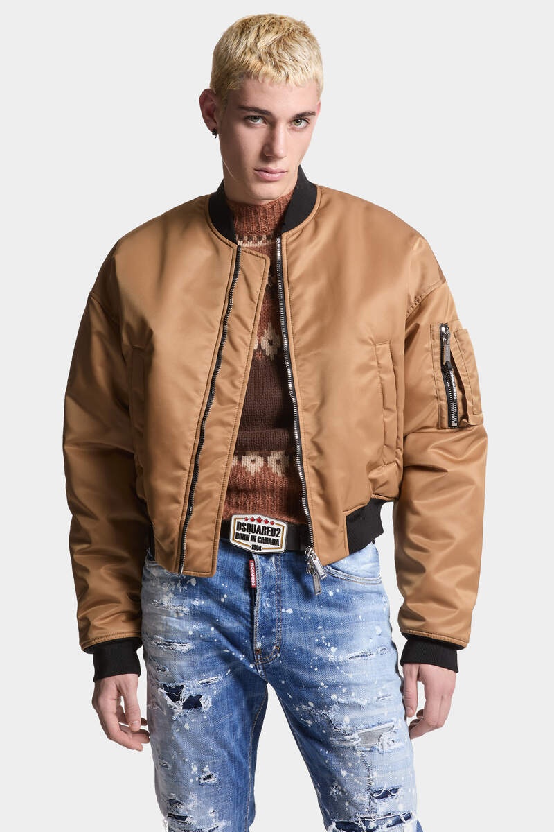 80'S NYLON BOMBER JACKET - 3