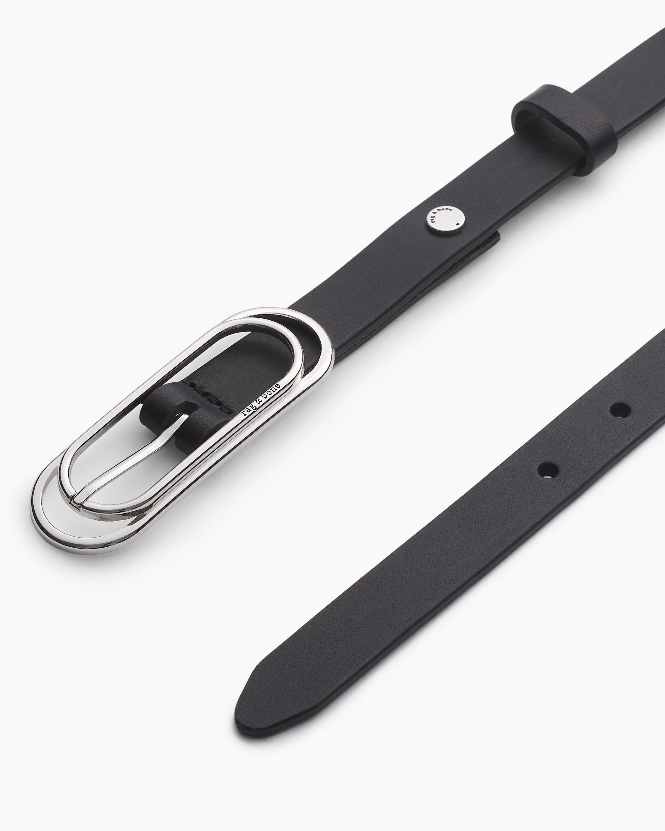 Duo Rounded Rebound Leather Belt - 2