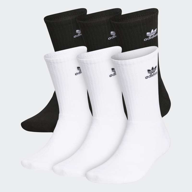 Trefoil Crew Socks 6 Pairs - 1