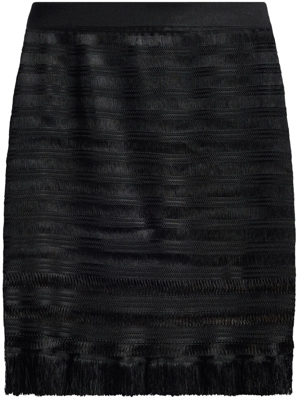 sheer pencil skirt - 1