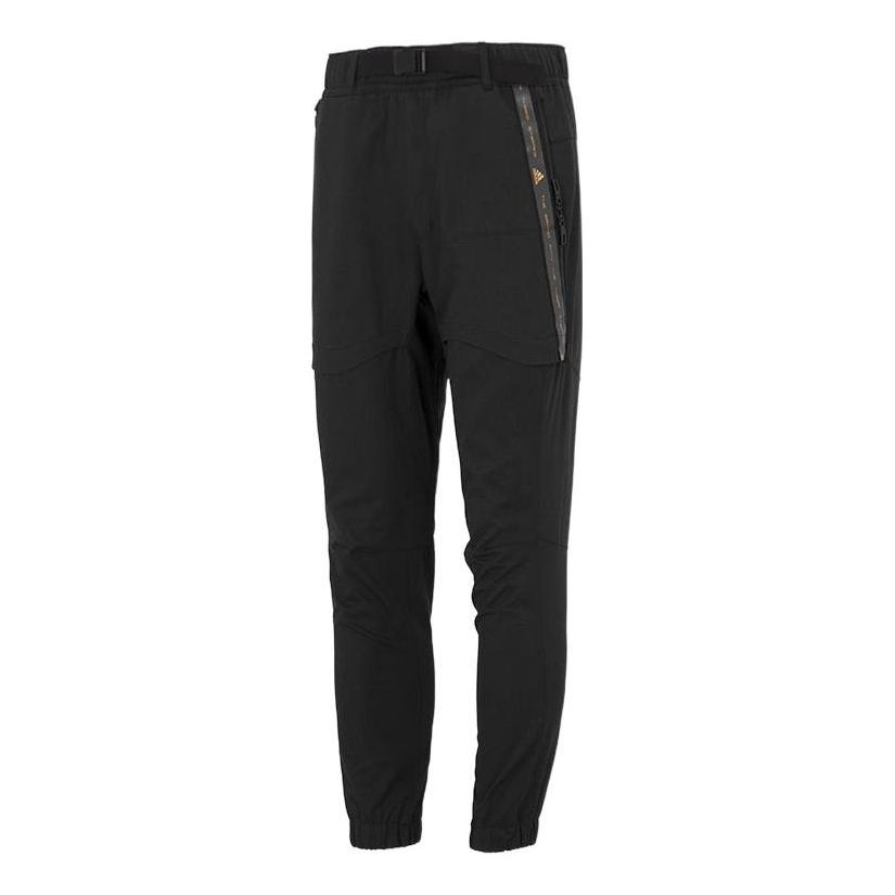 Men's adidas Breathable Running Sports Pants/Trousers/Joggers Black HE9895 - 1