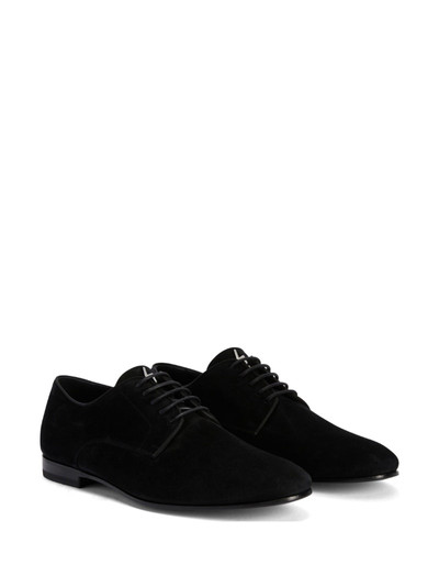 Giuseppe Zanotti suede lace-up loafers outlook