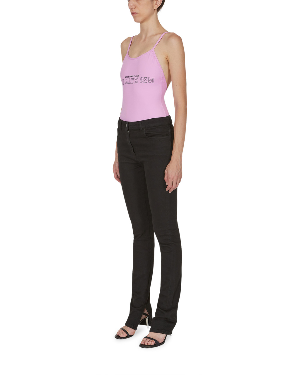 LOGO BUCKLE BATHING SUIT - 7