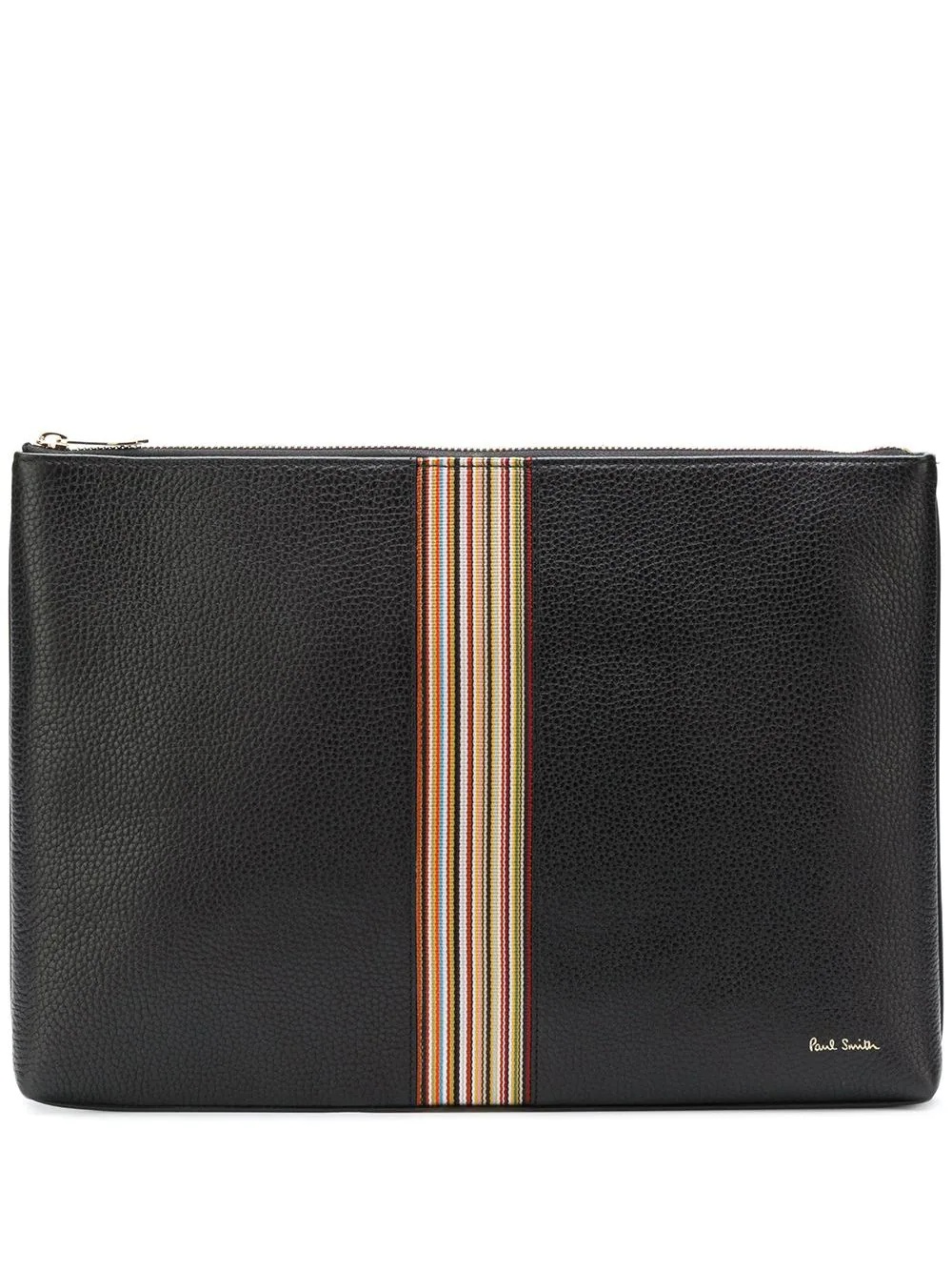 signature stripe document pouch - 1