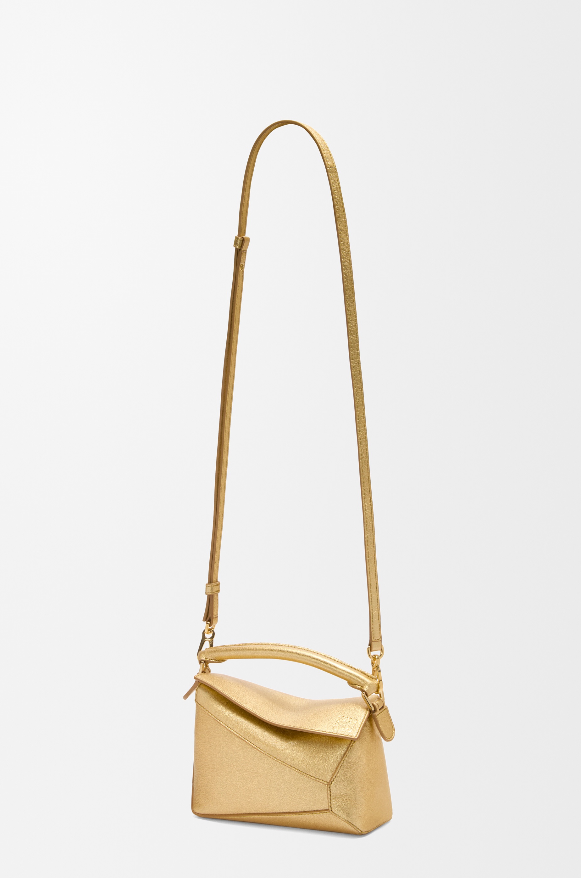 Mini Puzzle bag in laminated lambskin - 7