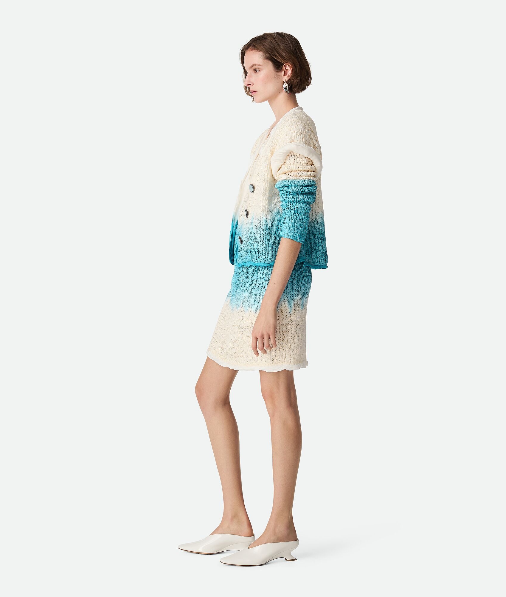 Wool And Silk Overdyed Cardigan - 2