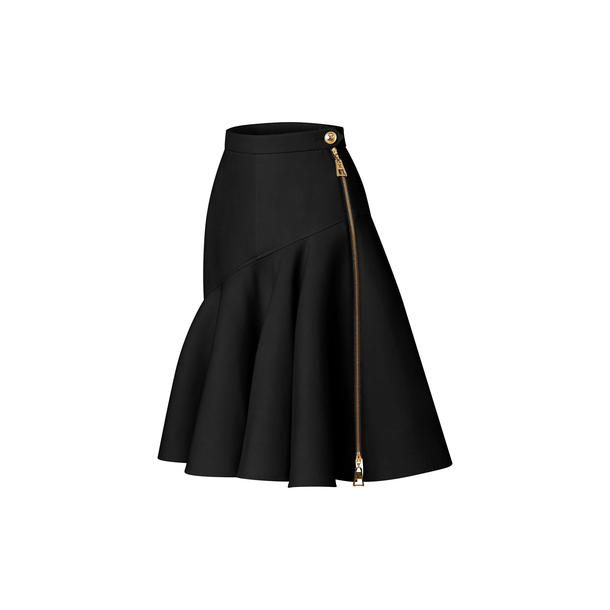 Asymmetrical Flounce Skirt - 2