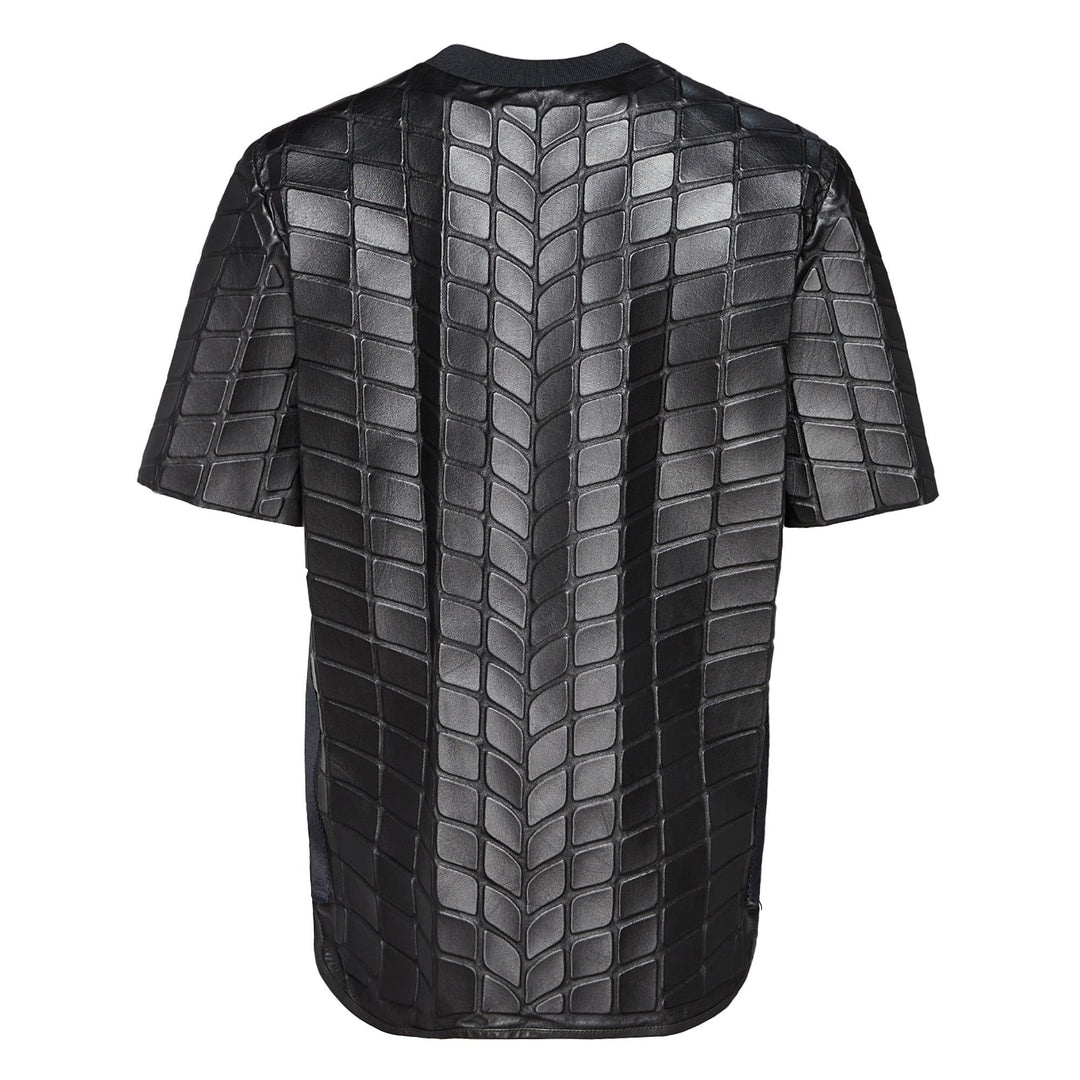 Foam Injected Leather Tee - 2