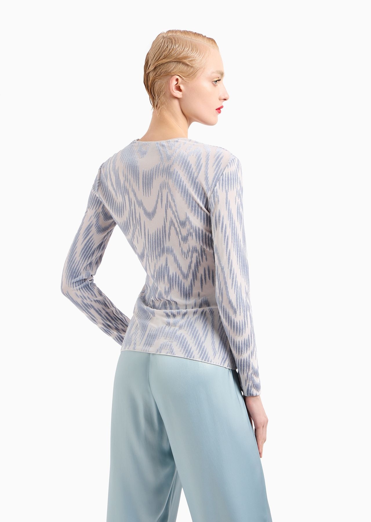 Jacquard jersey crew-neck jumper - 3