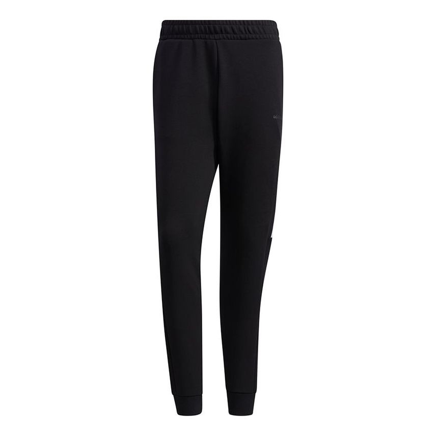 adidas neo M Cs Db Tp 2 Logo Stripe Athletics Sports Knit Bundle Feet Pants Black GP5681 - 1