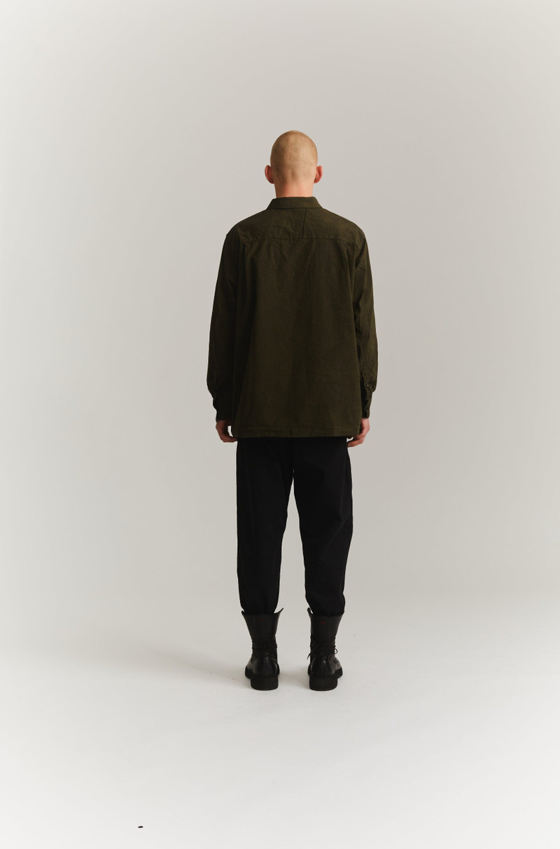 FABU SHIRT - PAPER COT - DARK KHAKI 6