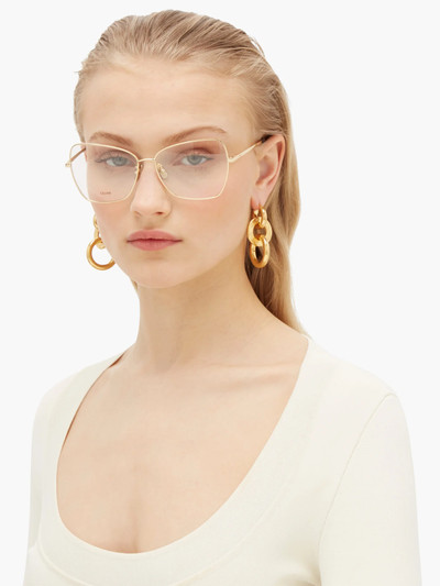 CELINE Butterfly metal glasses outlook