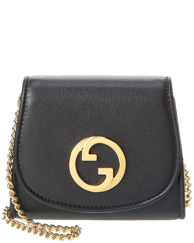Gucci Blondie Medium Leather Wallet On Chain - 1