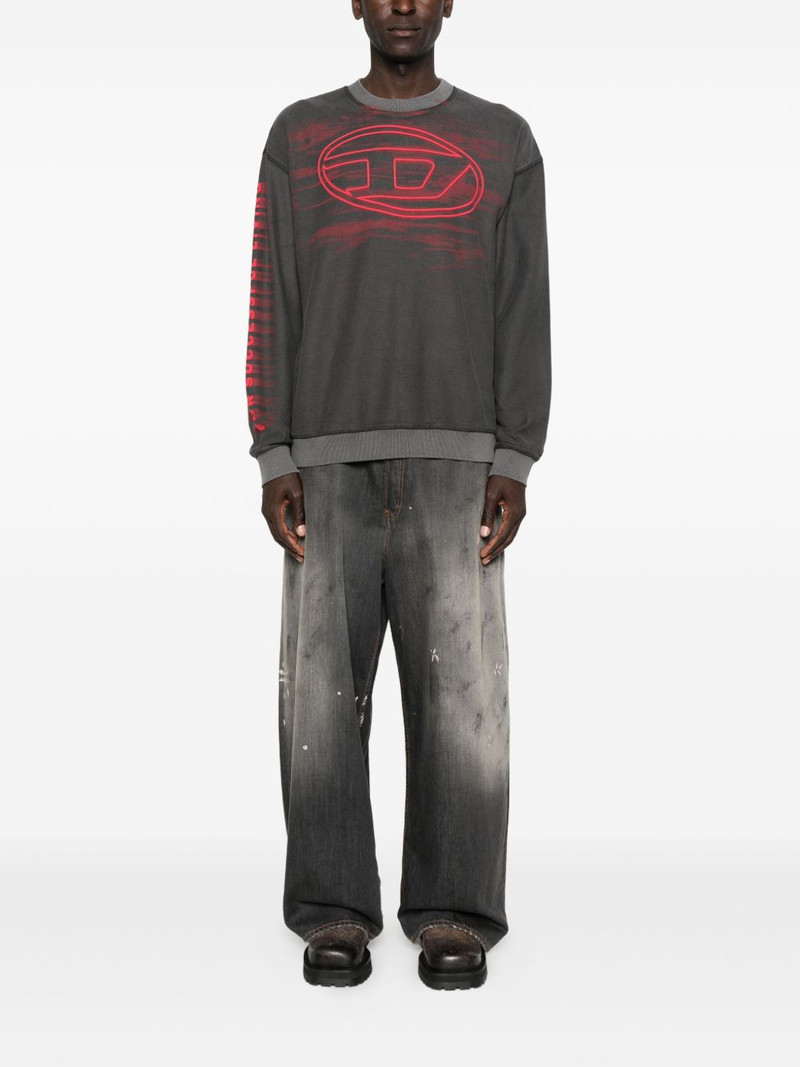 Diesel S-Boxt-T1 logo-print sweatshirt outlook