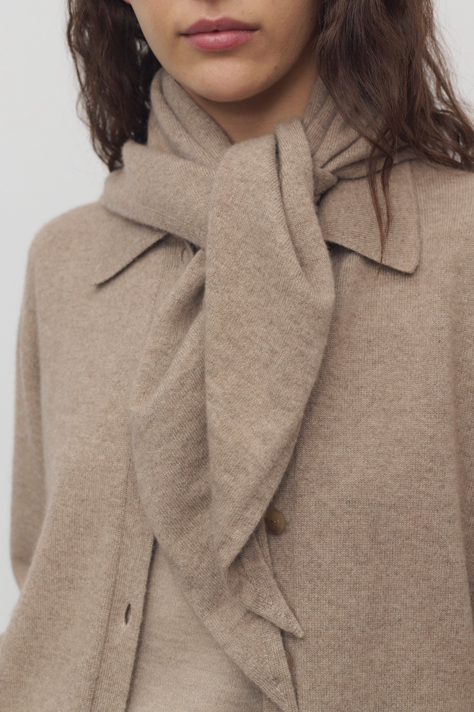 Leomine Scarf in Cashmere - 3