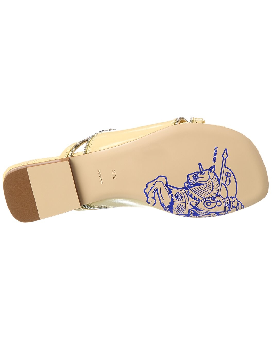 Burberry Peep Leather Sandal - 4