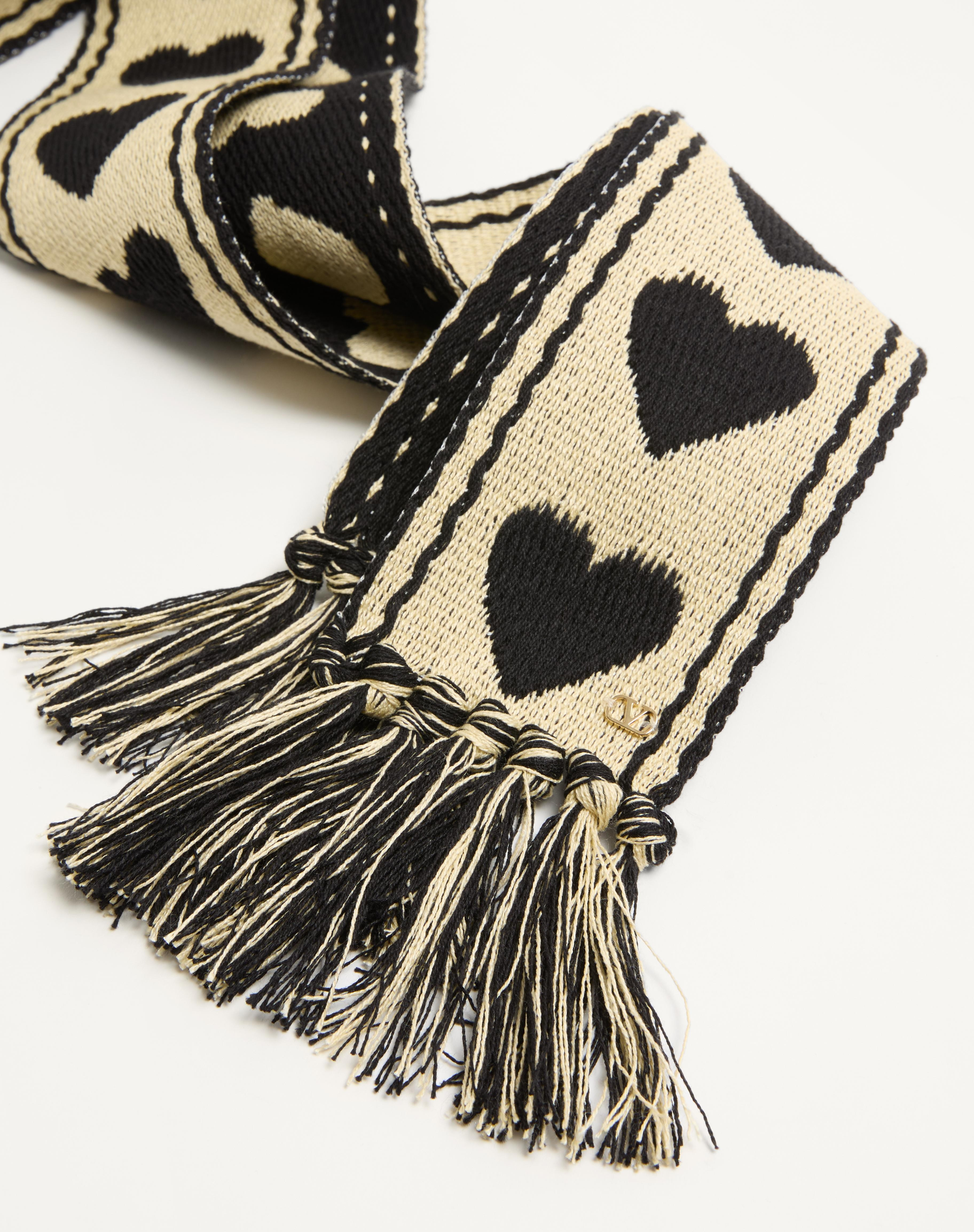 ANTIBES COTTON SCARF WITH FRINGE - 4
