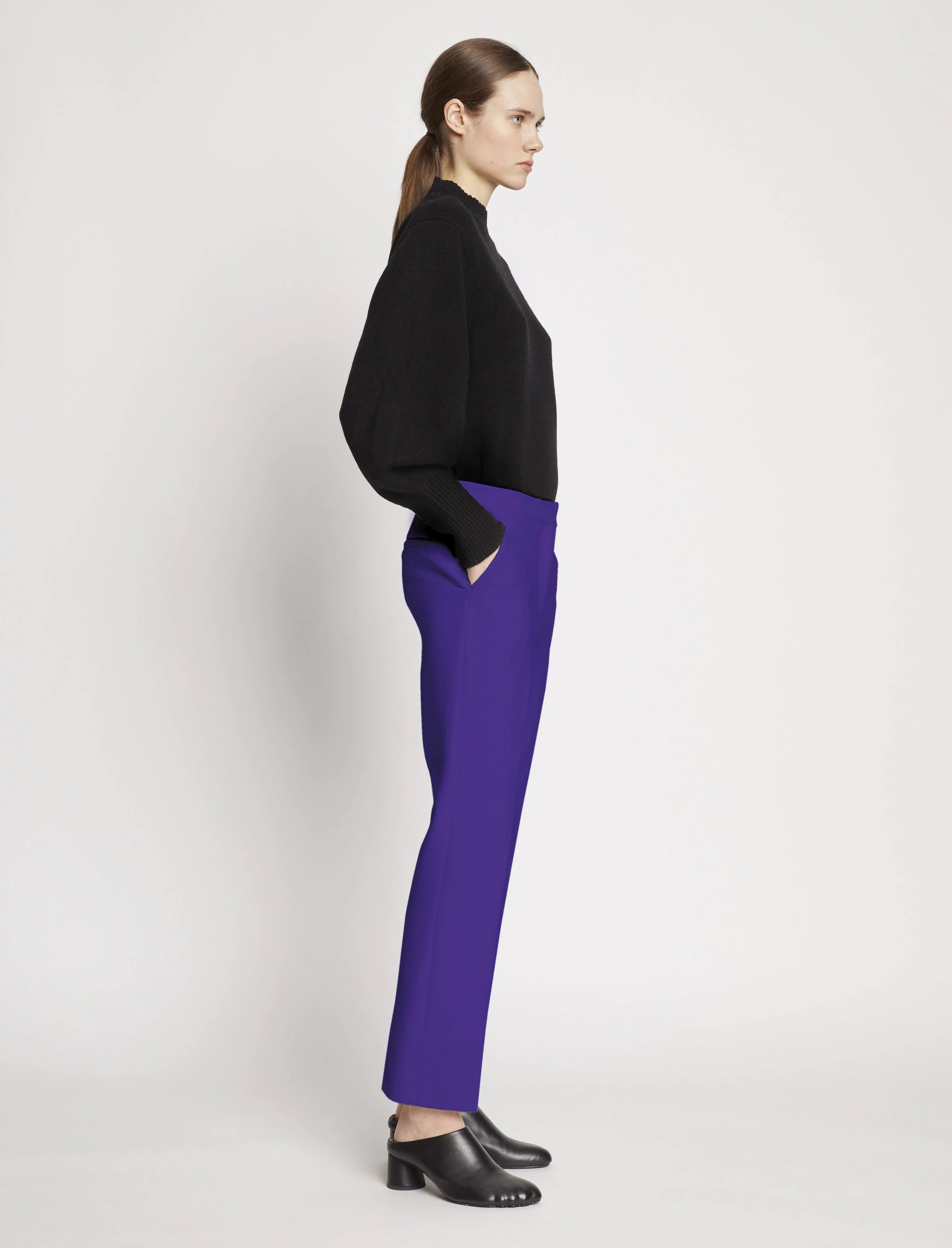Bi-Stretch Crepe Pants - 3