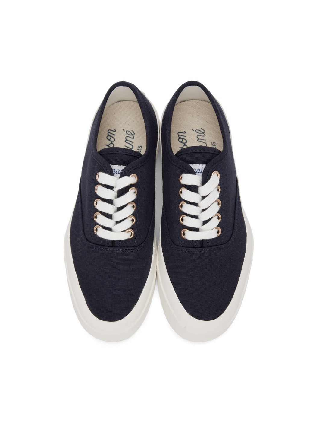 Navy Laced Sneakers - 5