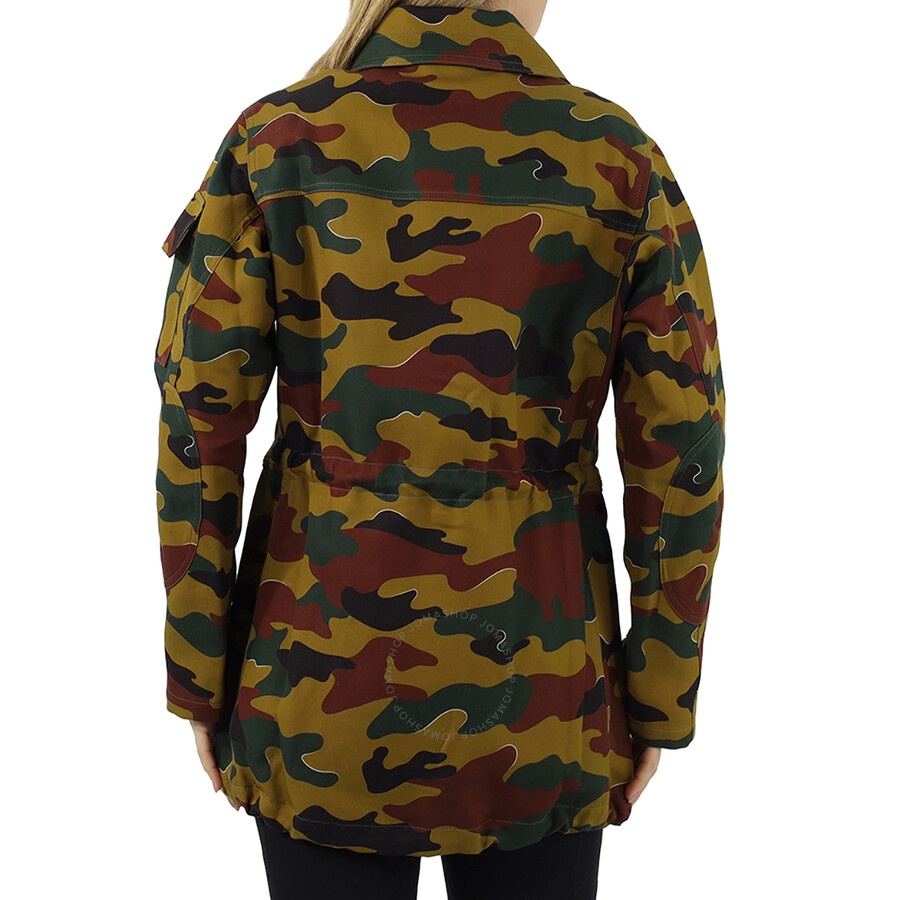 Burberry Ladies Boyfriend Fit Camouflage Print Jacket - 3