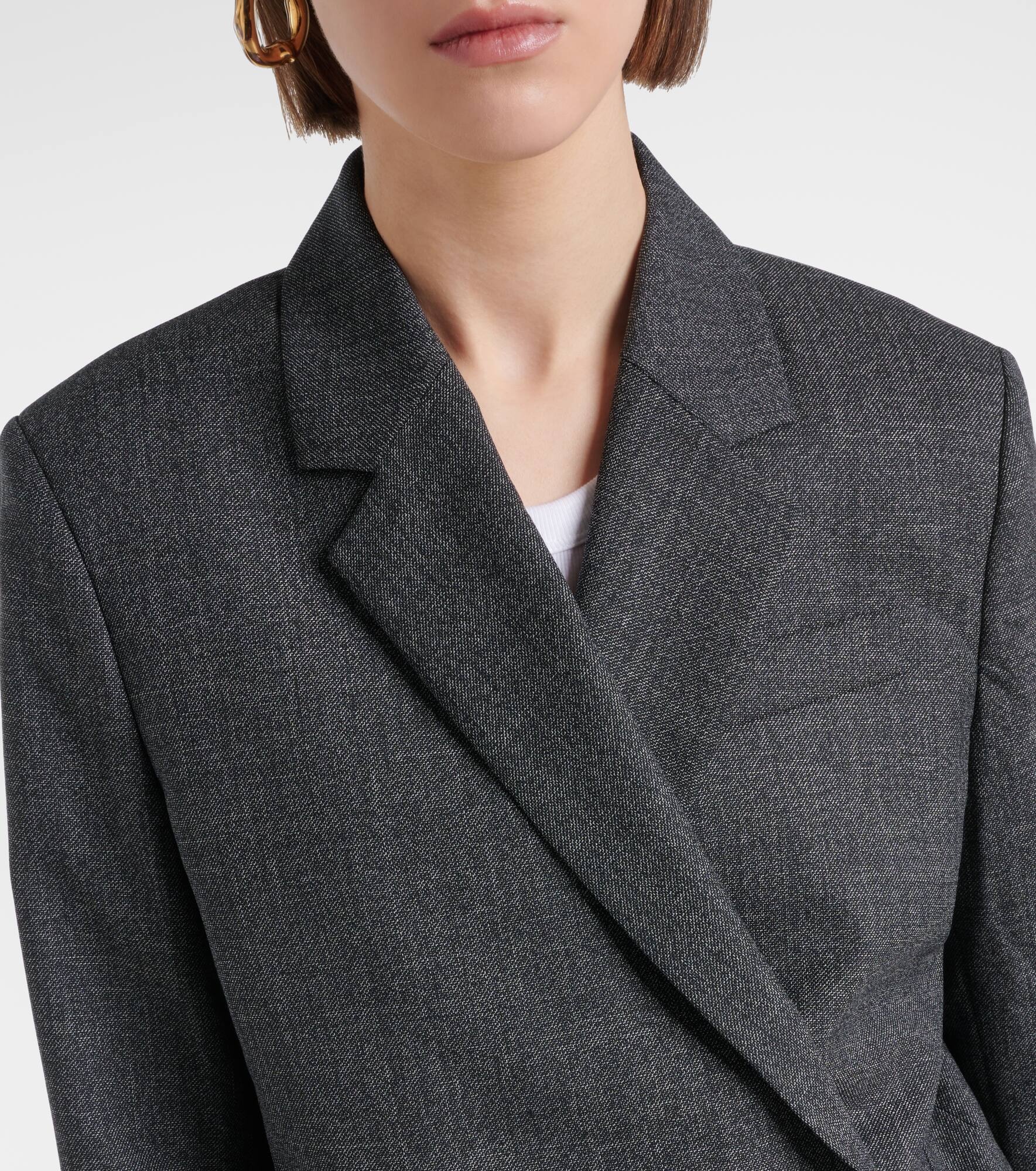 Wool-blend blazer - 4