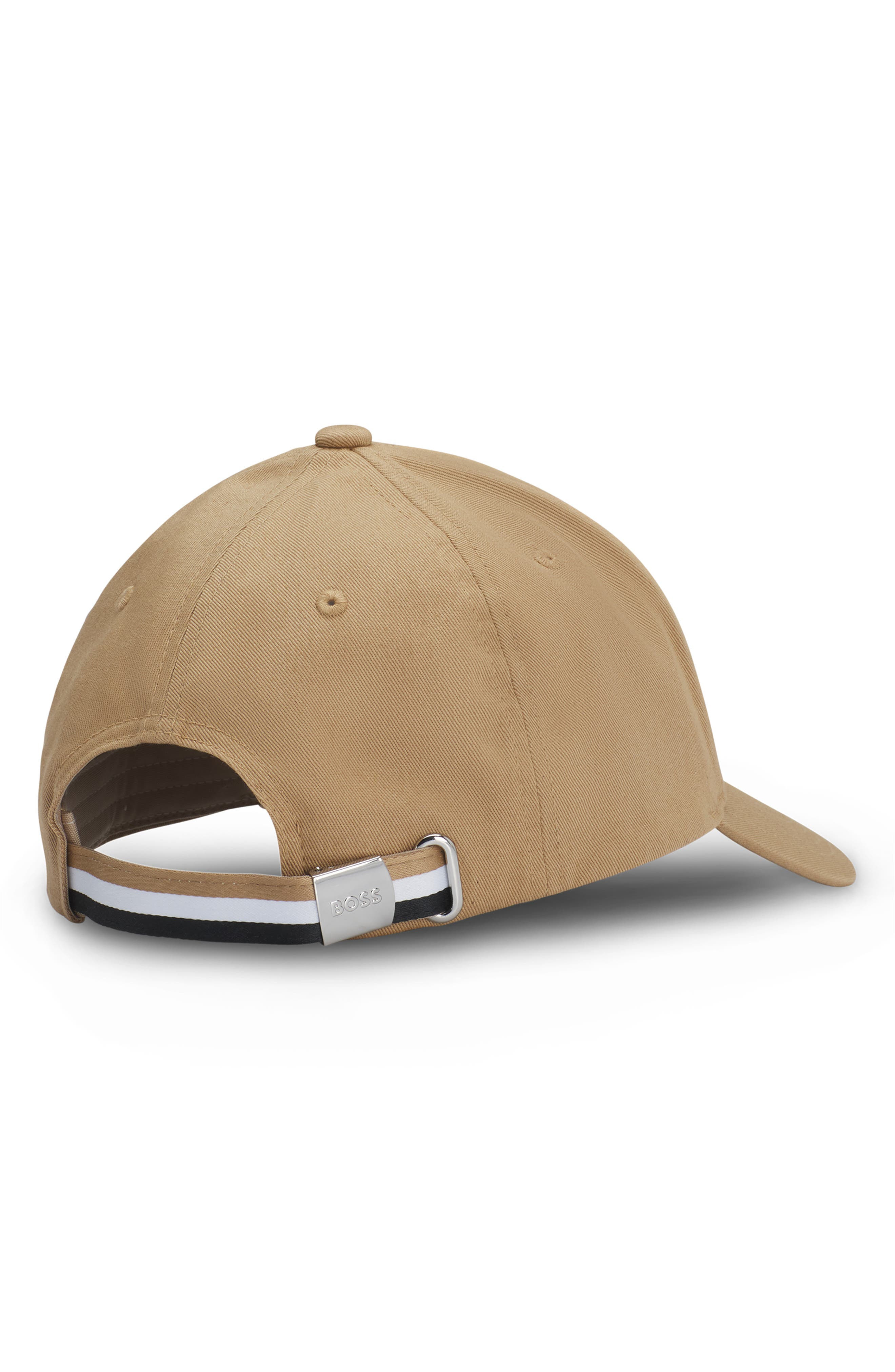 BOSS Zed Cotton Twill Baseball Cap in Medium Beige at Nordstrom - 3
