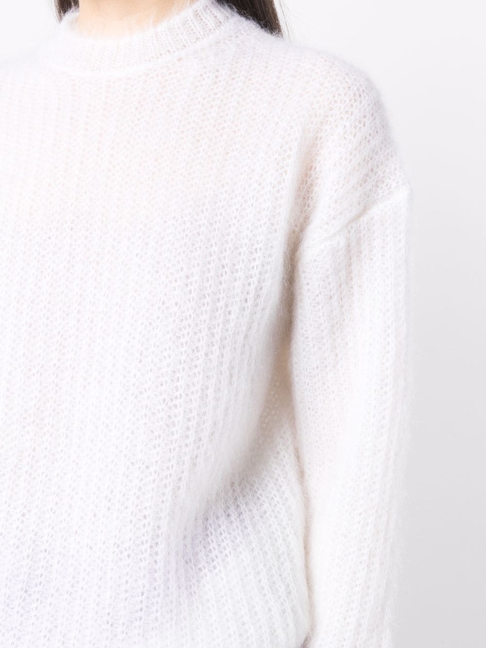 drop-shoulder knitted jumper - 5