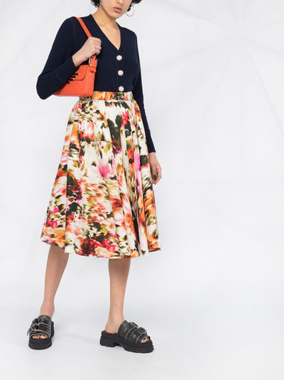 MSGM full floral skirt outlook