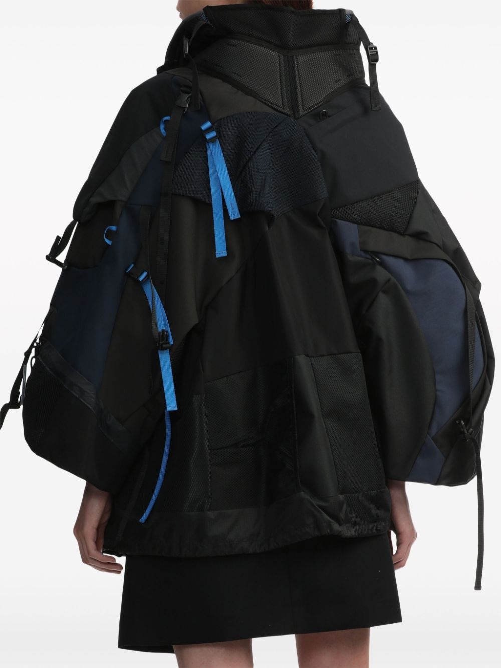 panelled utility cape - 4
