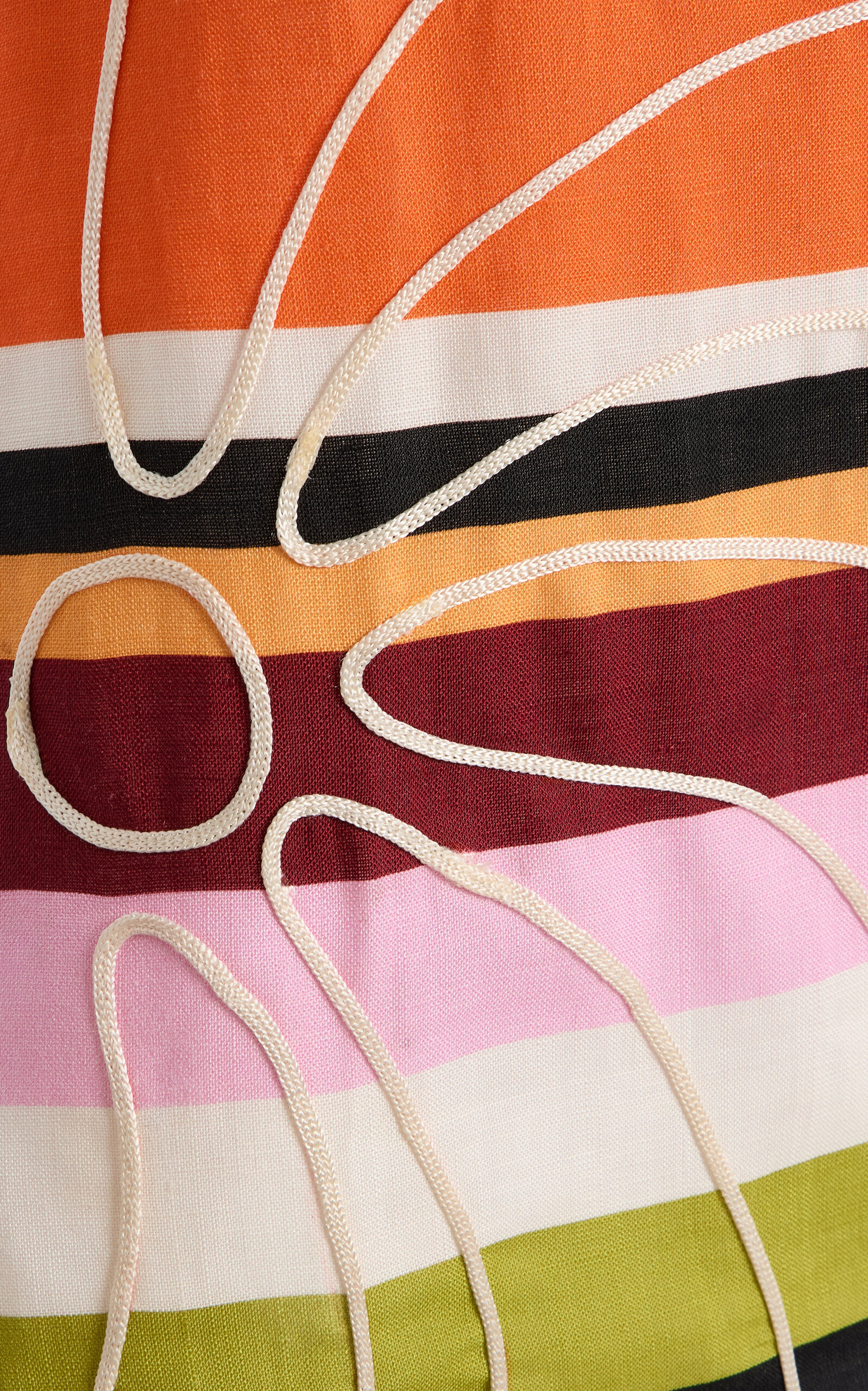 Exclusive Roma Embroidered Striped-Linen Mini Dress multi - 5
