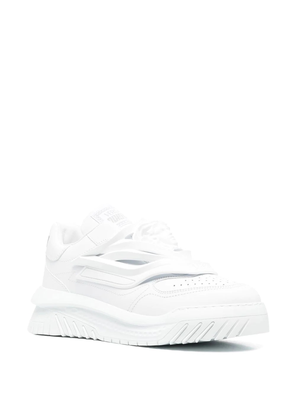 lo-top leather trainers - 2
