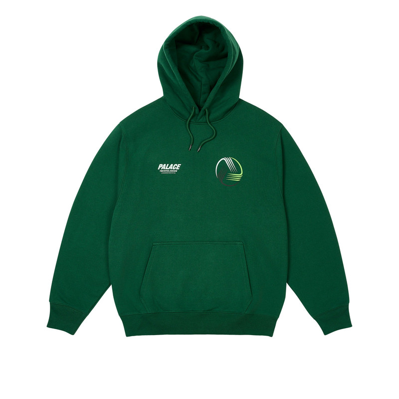 PALACE TECHNOLOGIES HOOD RACEY GREEN - 1