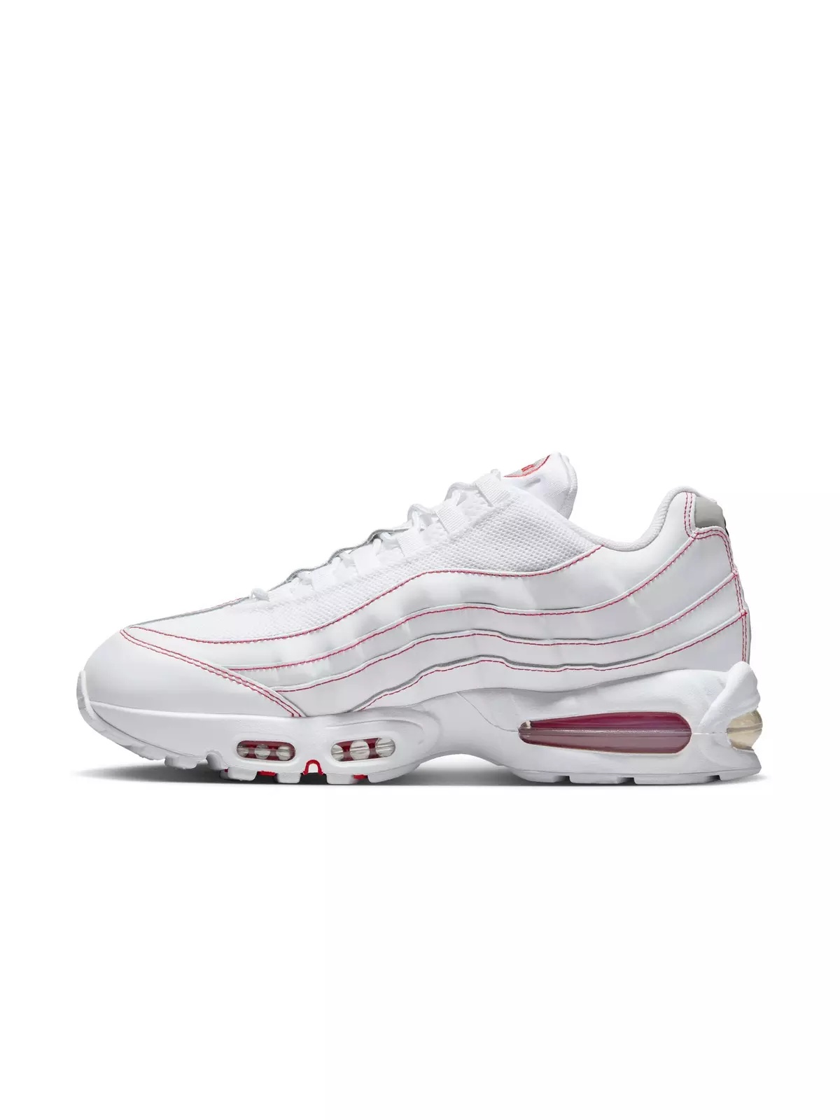 Air Max 95 OG "White/University Red/Wolf Grey" Men's Shoe - 4