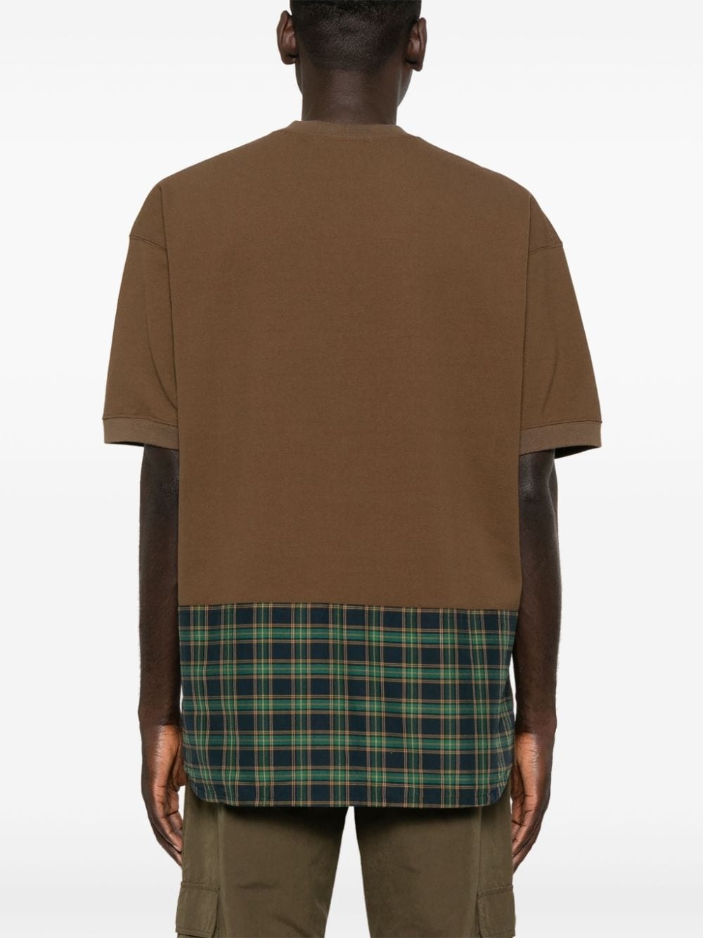 piqué-weave cotton T-shirt - 4